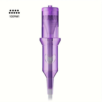 Tattoo Cartridge Needles 30 50pcs Purple RL RS RM M1 Mixed Sizes - Tuffking Disposable for Temporary Body Art, Festivals and Costumes