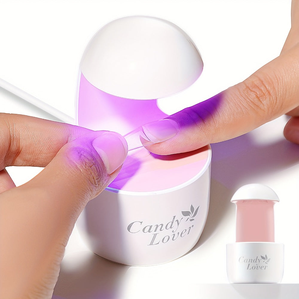 Mini UV LED Nail Lamp, Portable Compact Gel Nail Curing Light for Travel & Home, Fast Gel Polish Dryer