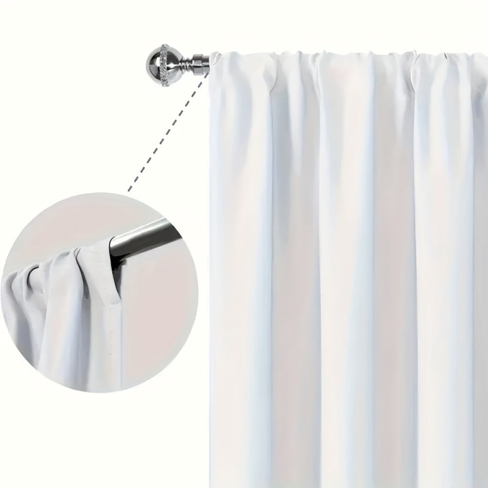 Kitchen Curtains 3 Piece Set Embroidered Satin Valance and Tiers – Rod Pocket Light Filtering Machine Washable 46 Colors