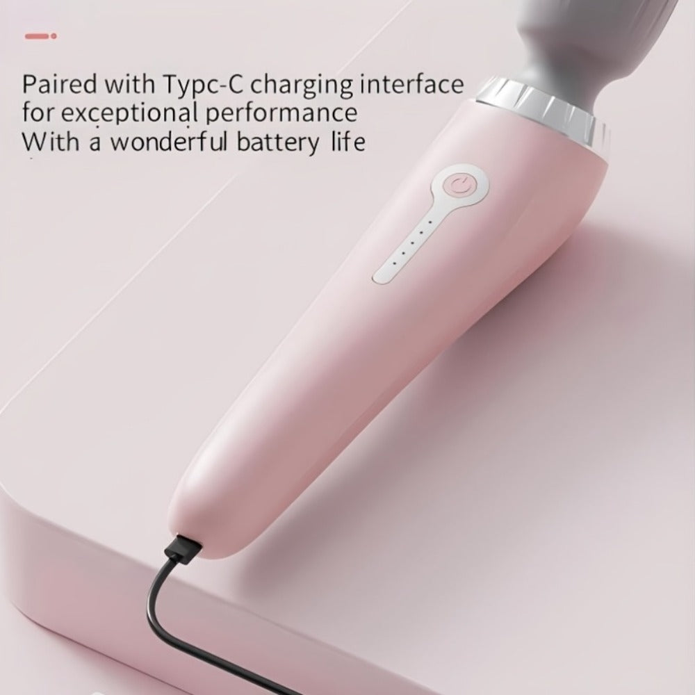 Handheld Massager for Neck Back & Legs, 5-Speed USB Rechargeable Portable Body Massager with Long Battery Life