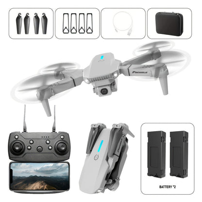 E88 Foldable Drone with Dual Camera with the Listed Color, Size or Set Options for Everyday Use