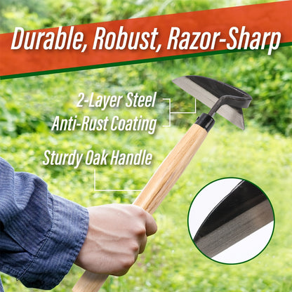 Garden Sickle for Garden, Patio and Yard Use, with the Listed Configuration, for Everyday Use and Organized Storage