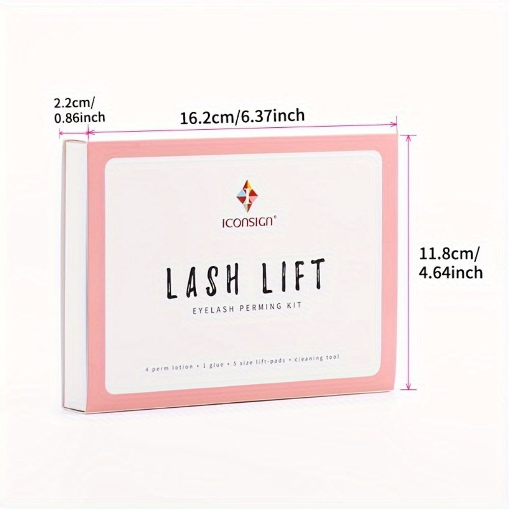 Lash Lift Kit Professional Eyelash Perm & Curl System ICONSIGN Calia Perm Technique 6-8 Weeks Natural for a Home Lash Beauty Routine