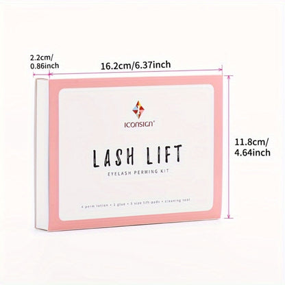Lash Lift Kit Professional Eyelash Perm & Curl System ICONSIGN Calia Perm Technique 6-8 Weeks Natural for a Home Lash Beauty Routine