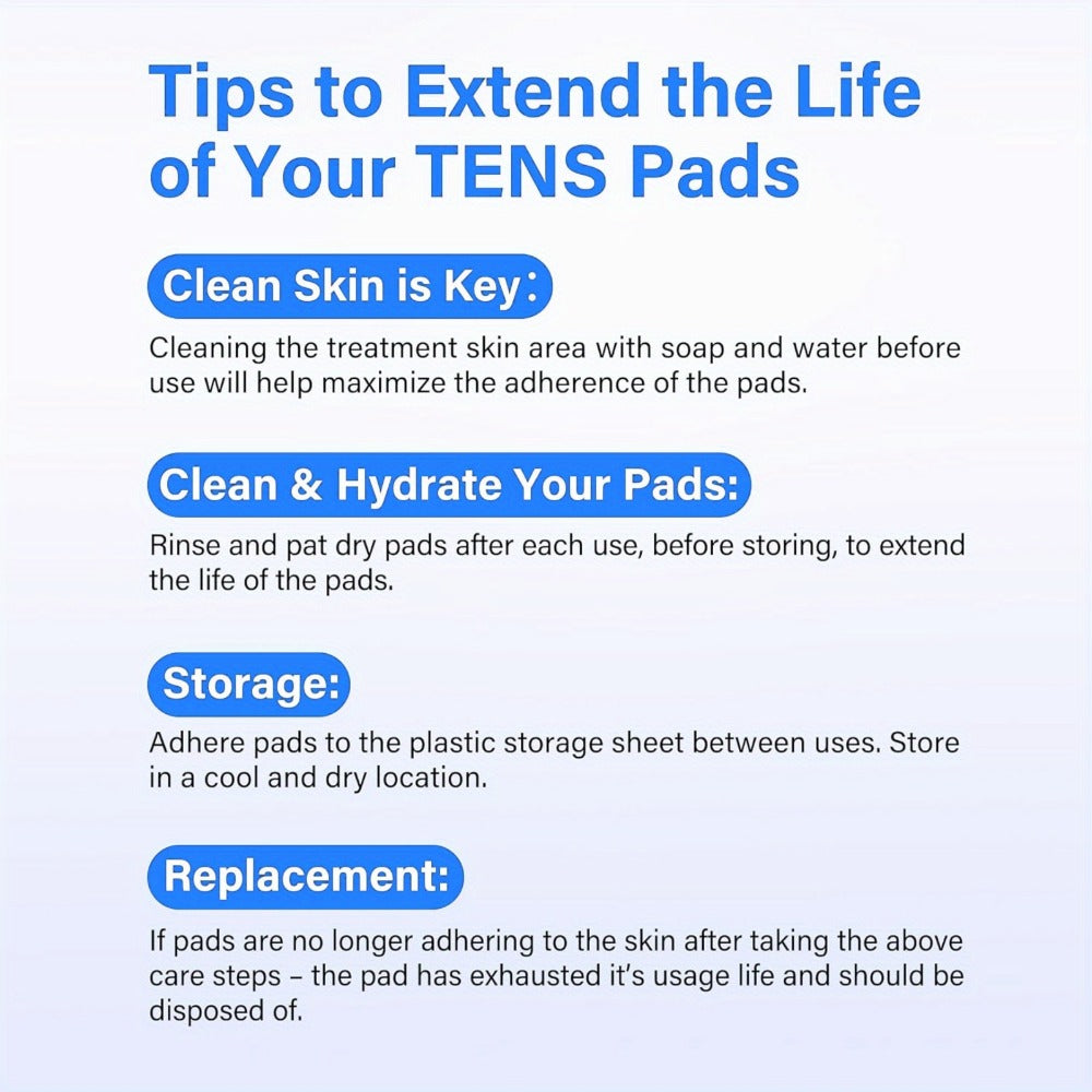 TENS EMS Electrode Pads 35mm Snap Reusable Replacement Pads Highly Conductive Latex Free for Entryways, Bedrooms and Living Spaces