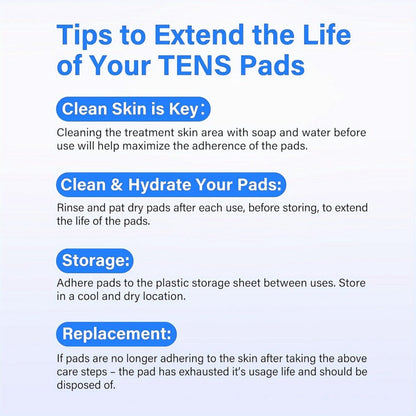 TENS EMS Electrode Pads 35mm Snap Reusable Replacement Pads Highly Conductive Latex Free for Entryways, Bedrooms and Living Spaces