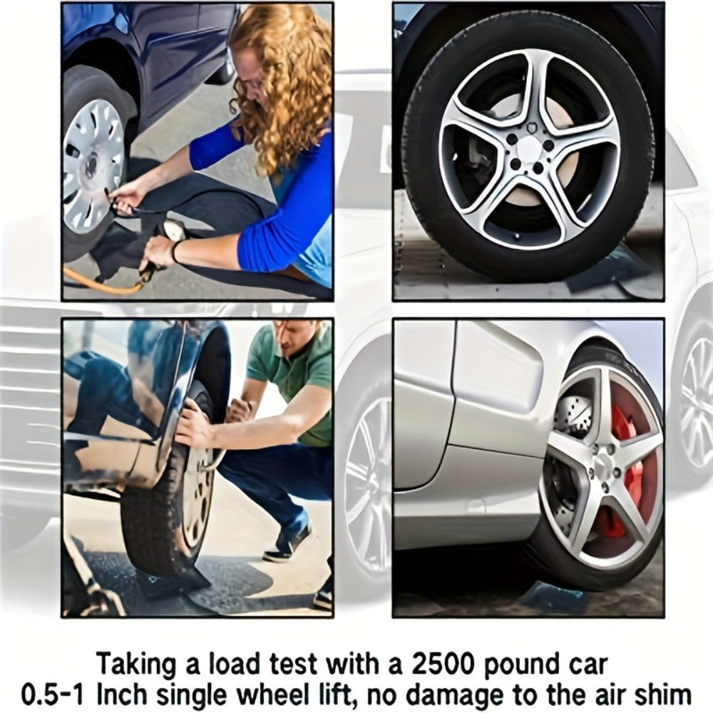 Car Air Wedge Pump Bag 3-Pack – Blue Auto Body Restoration Airbag Tool for Door Panel Opening, Lock Picking & Dent Repair | No Battery