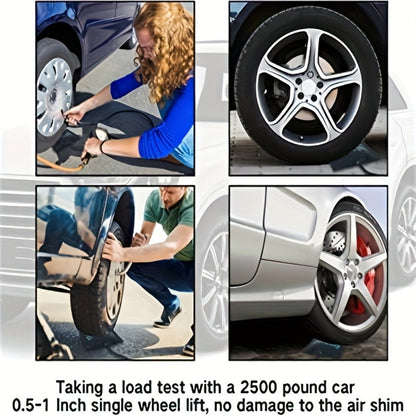 Car Air Wedge Pump Bag 3-Pack – Blue Auto Body Restoration Airbag Tool for Door Panel Opening, Lock Picking & Dent Repair | No Battery