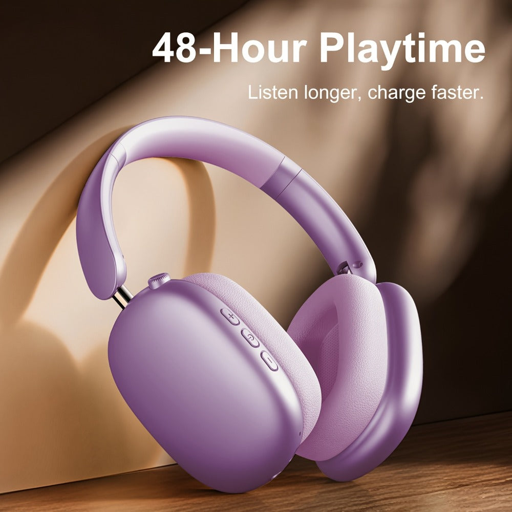 Rotatable Over-Ear Wireless Headphones Bluetooth 5.4 800mAh Large Battery Noise Reduction High for an Everyday Personal Care Routine