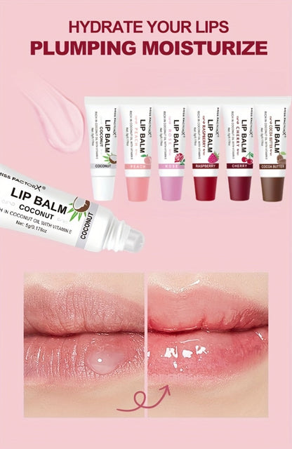 30-Piece Lip Gloss Gift Box Set, 6 Glossy Shades Waterproof Anti-Transfer Liquid Lipstick, High-Shine Lip Color for Women