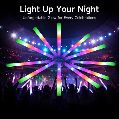 Foam Glow Sticks Set 103pcs 70pcs 40pcs for Entryways, Bedrooms and Living Spaces, with the Listed Configuration