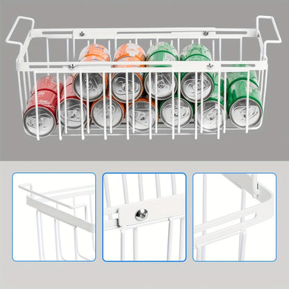 Freezer Organizer Bins, Expandable Chest Freezer Baskets with Hanging Handles – Adjustable Wire Basket 15.6" to 24.3"