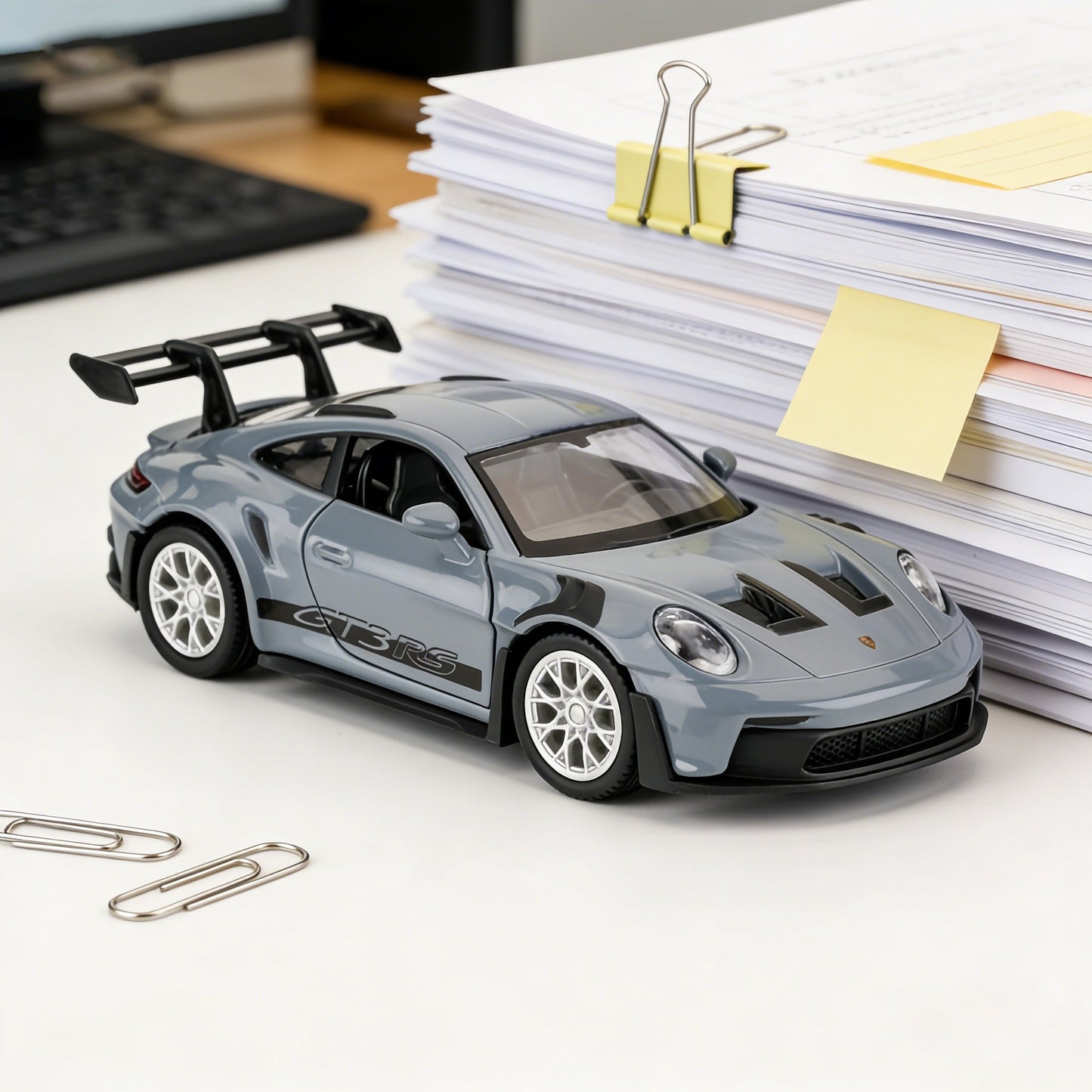 Porsche 911 Die-Cast Collectible Model for Adults, High-Detail Zinc Alloy Display Car for Home Decor Exhibitions
