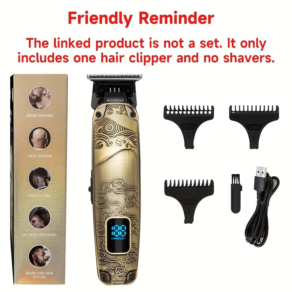 Cordless Electric Foil Shaver Grooming Kit for Men with Barber Shears Beard Mustache Trimmer Bald Head Razor Haircutting Set Father's Day