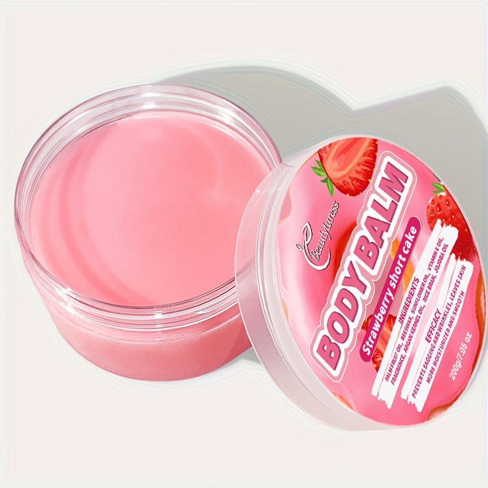 Body Butter Cream 200g Shea Butter Vitamin C Glycerin – Deep Moisturizing Body Glaze for Dry Skin Long-Lasting Hydration Hypoallergenic