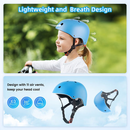 Kids Bike Helmet Adjustable XXS Toddler, ABS+EPS Unisex Sports Helmet with Removable Liner, 11 Vents