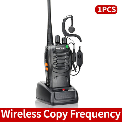 Baofeng Long Range Walkie Talkies for Adults with Earpieces 16 Channel Rechargeable Two Way Radio VOX for a Home Lash Beauty Routine