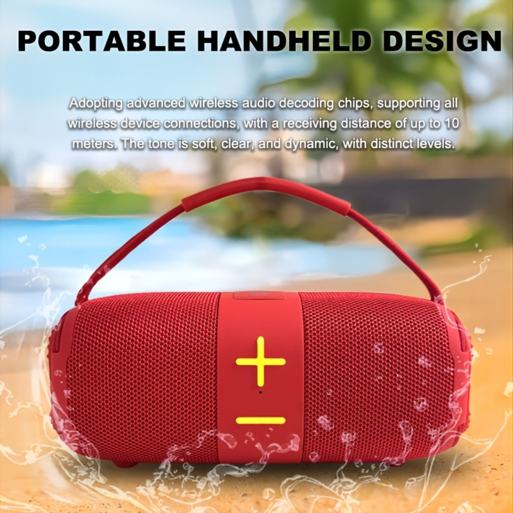 Portable Bluetooth Speaker TG668 Model with IPX4, LED Breathing Light, TWS, FM, USB, TF and AUX
