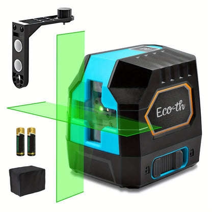 Compact Line Laser Level Kits in Four Model Packages with Bracket, Base and Battery Options