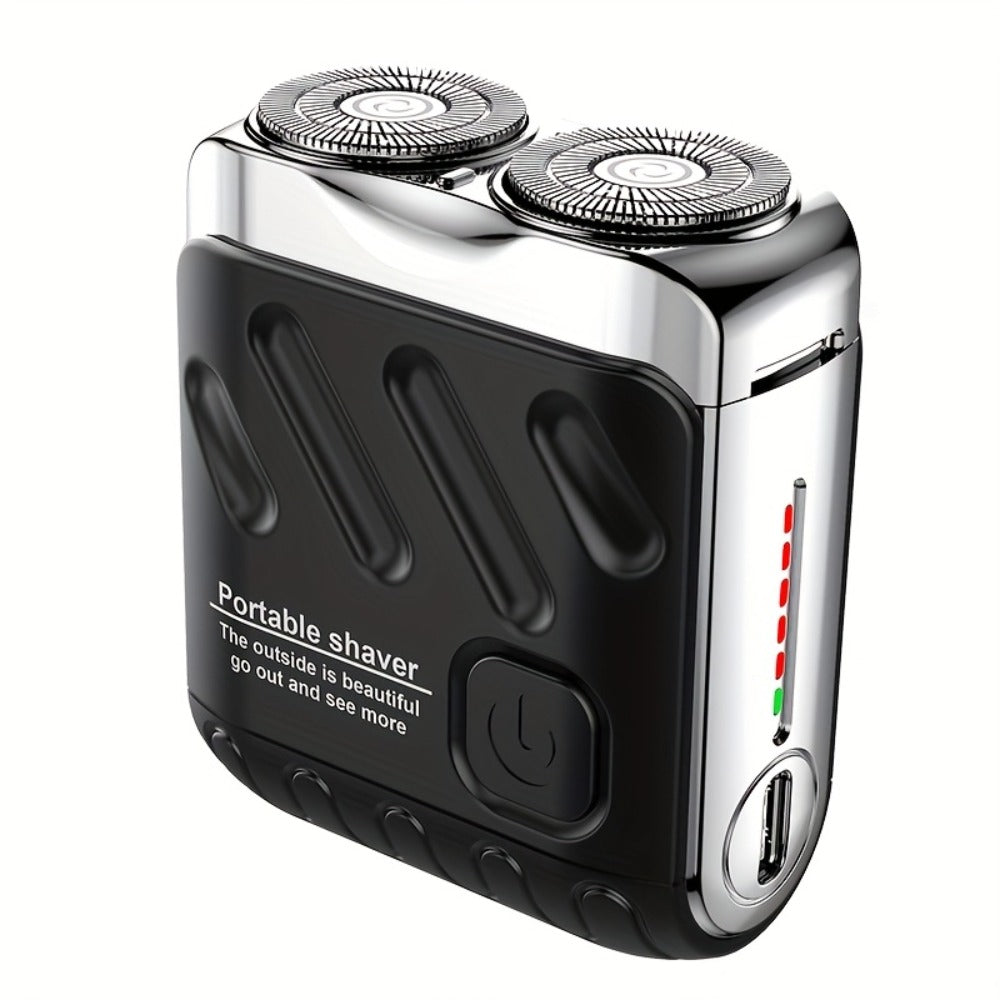 Electric Shaver Mini Dual Floating Blade with USB Charging and Select Waterproof or Digital Display Options