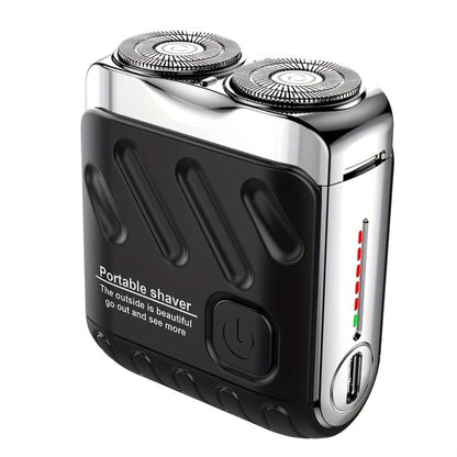 Electric Shaver Mini Dual Floating Blade with USB Charging and Select Waterproof or Digital Display Options