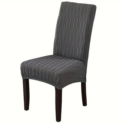 Dining Chair Covers Stretch Slipcovers Set of 4 or 6, Stain Resistant Removable Chair Protector for Home Kitchen Restaurant Wedding