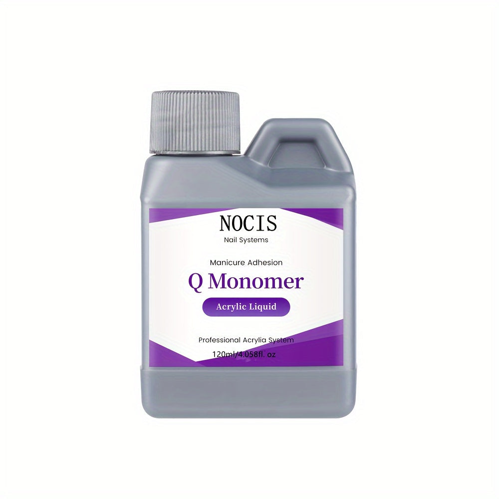 Unscented Acrylic Liquid Monomer 120ml Portable Bottle for Home and Salon Manicures, with the Listed Configuration