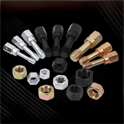 Thread Repair Kit 48-Piece – UNF UNC & Metric Tap and Die Rethreading Set, SAE & Metric Thread Chaser for Bolt & Nut Repair