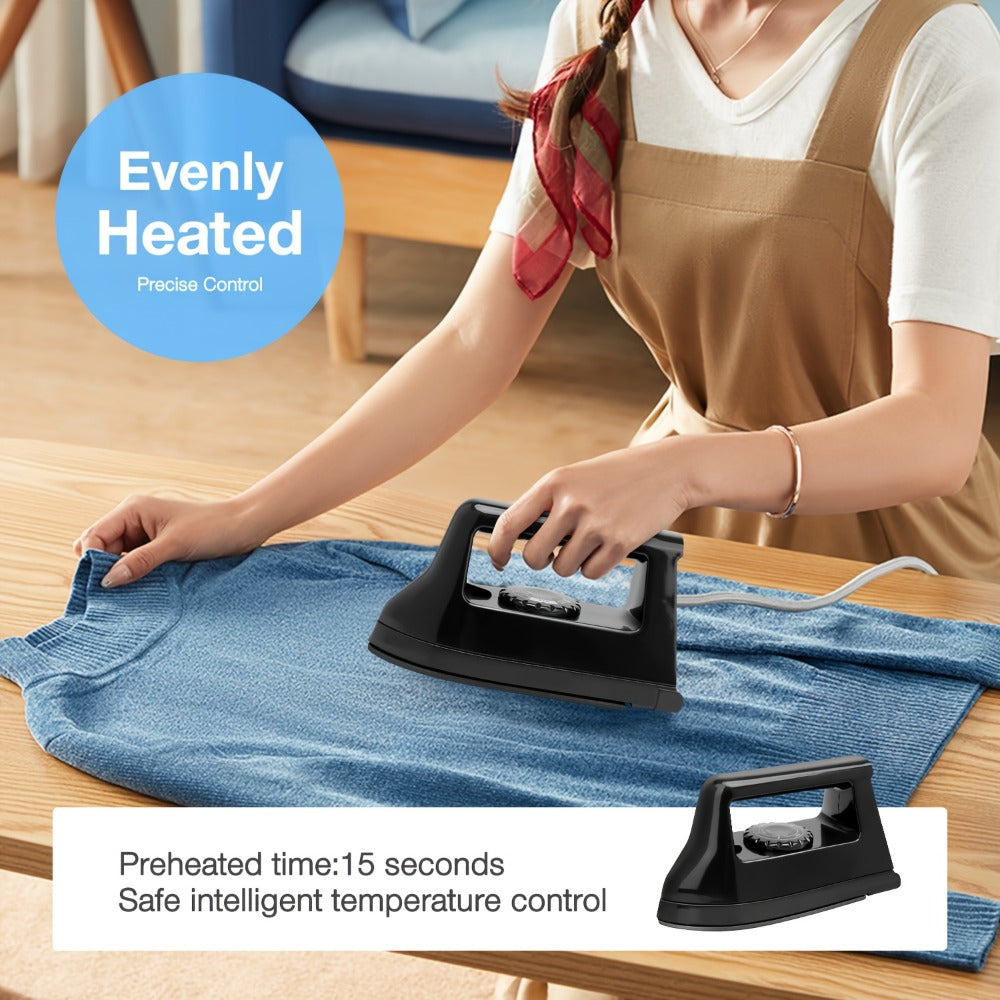 Mini Heat Press Machine Portable 400W with Charging Base, Handheld Heat Transfer Press for T-Shirts Shoes Bags Vinyl HTV Projects