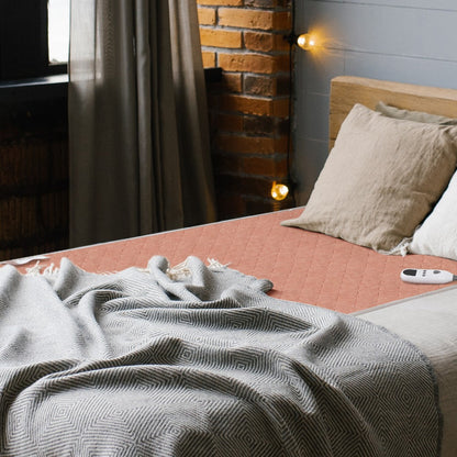 Electric Mattress Pad Heated Bed Warmer 63"x31" - 9 Heat Settings, 4 Auto Shutoff Modes, Rapid Warming