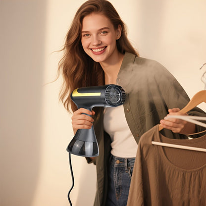 Portable Clothes Steamer 1100W – 20-Second Fast Heat-Up Handheld Garment Steamer with 10oz Water Tank for Wrinkle Removal on All Fabrics