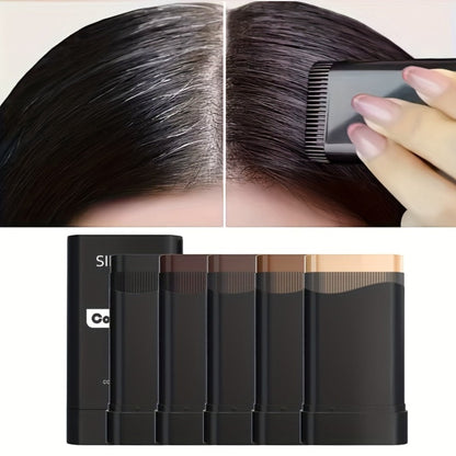 Gray Root Touch-Up Color Concealer Comb for Hair & Beard, Fine Teeth Applicator, 5 Shades, Precise Coverage 0.7oz Each