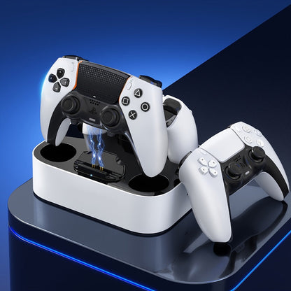 Safe Charging PS5 Controller Charging Station with Smart Chip, Dual Fast Charging Dock for DualSense & DualSense Edge