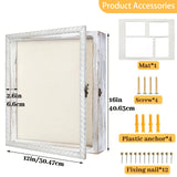 12x16 inch White