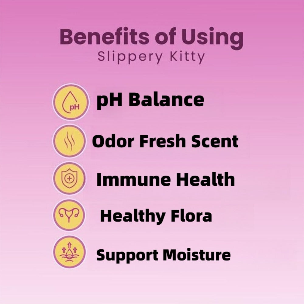 Women's Probiotic Gummies with Slippery Elm for pH Balance & Freshness, Pineapple Flavour, 60 Gummies