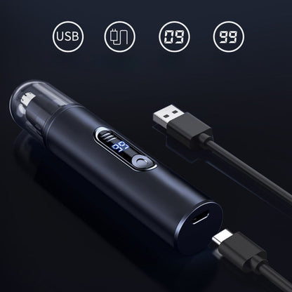 Nose Hair Trimmer Electric Painless 3-in-1 USB Rechargeable with LED Display – Trims Nose Ear Hair Eyebrows Waterproof Grooming Device