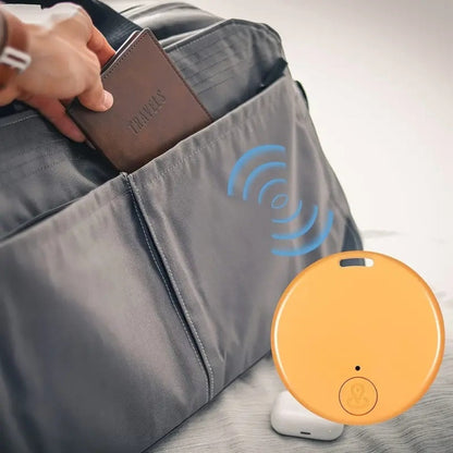 Solar Mini Key Finder Smart Tracker Anti-Lost Alarm Device – Portable Location Tracker for Keys Phone Wallet Luggage Pets