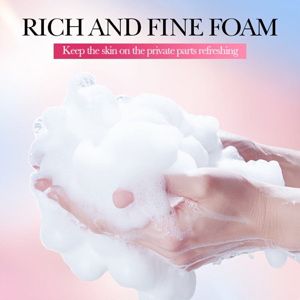 Intimate Cleansing Soap Rose Essence Built-in Bubble Net Rich Foam pH Balance Private Parts Soap for Women Peach Strawberry 2pcs 4pcs