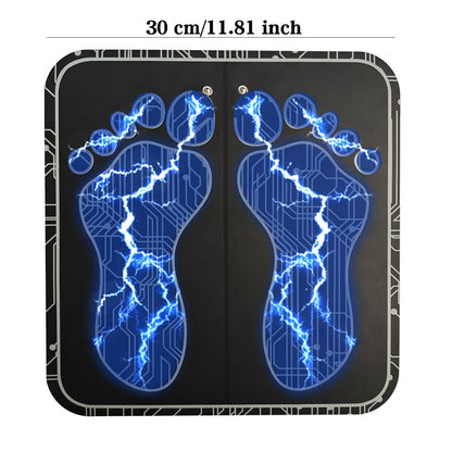 EMS Foot Massager Pad with TENS Therapy, Portable Electric Foot Massage Machine, Reusable Pad, Multiple Mode Adjustment