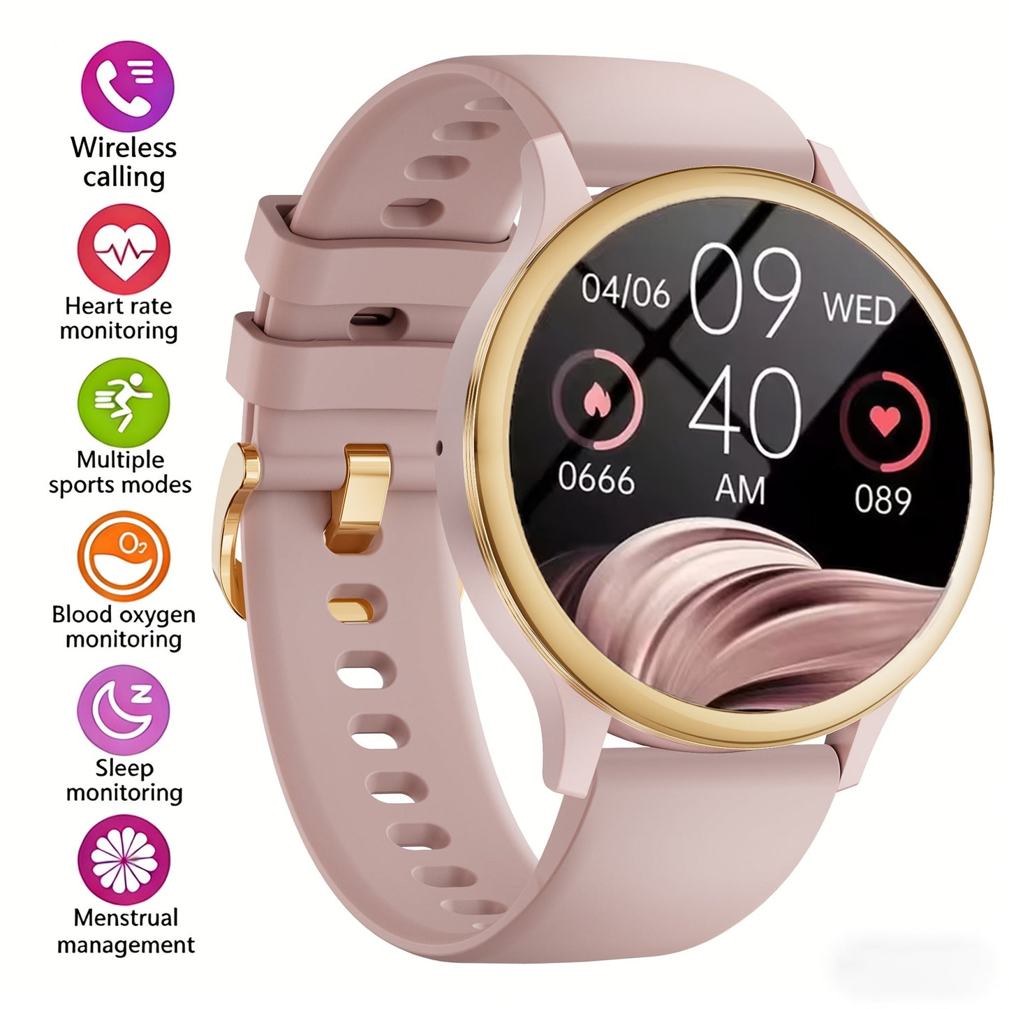 Flashlight Compass Outdoor Smartwatch for Men 100+ Sport Modes Sleep Monitor Pedometer Calorie Tracker for a Home Lash Beauty Routine