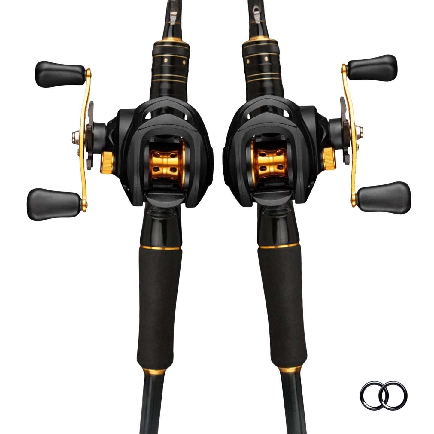 Carbon Fiber Fly Fishing Rod and Reel Combo Set 165cm Aluminum Alloy Reel EVA Grip Left Right Hand Fly Fishing Kit Black Gold Beginner