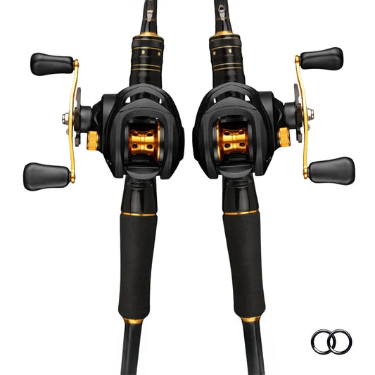 Carbon Fiber Fly Fishing Rod and Reel Combo Set 165cm Aluminum Alloy Reel EVA Grip Left Right Hand Fly Fishing Kit Black Gold Beginner