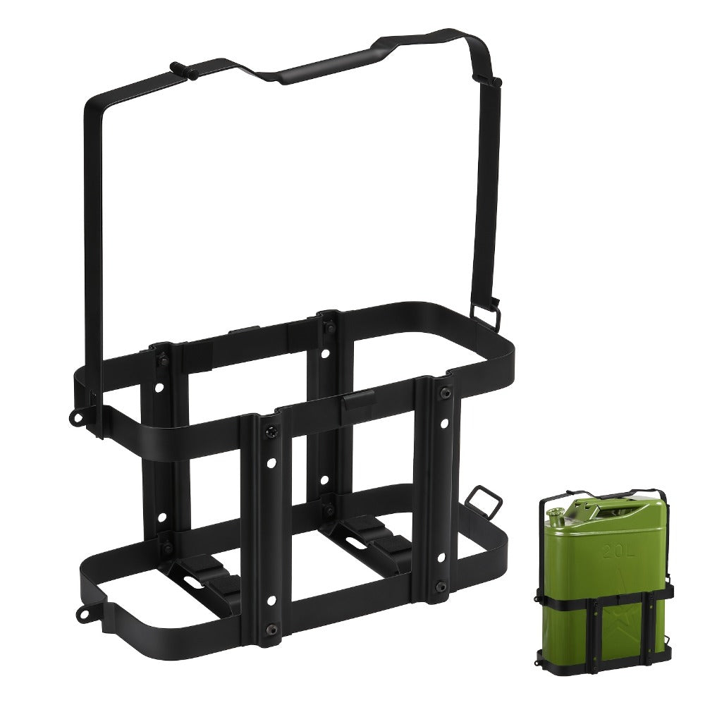 Jerry Can Holder Mount 5 Gallon 20L NATO Style Steel Gas Can Lockable Mounting Bracket for Jeep Truck RV Motorcycle Overlanding Camping