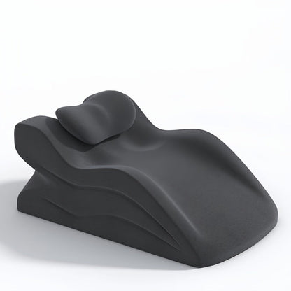 Bed Pillow Contoured Memory Foam Reading Cushion with Removable Washable Cover in Seven Colors