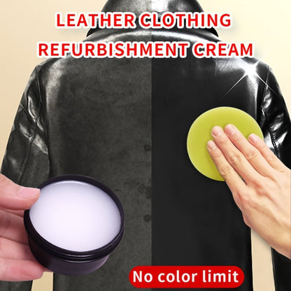 Leather Nourishing Care Kit with Polishing Wax 58g – Colorless Universal Leather Conditioner for Shoes Bags Jackets Furniture