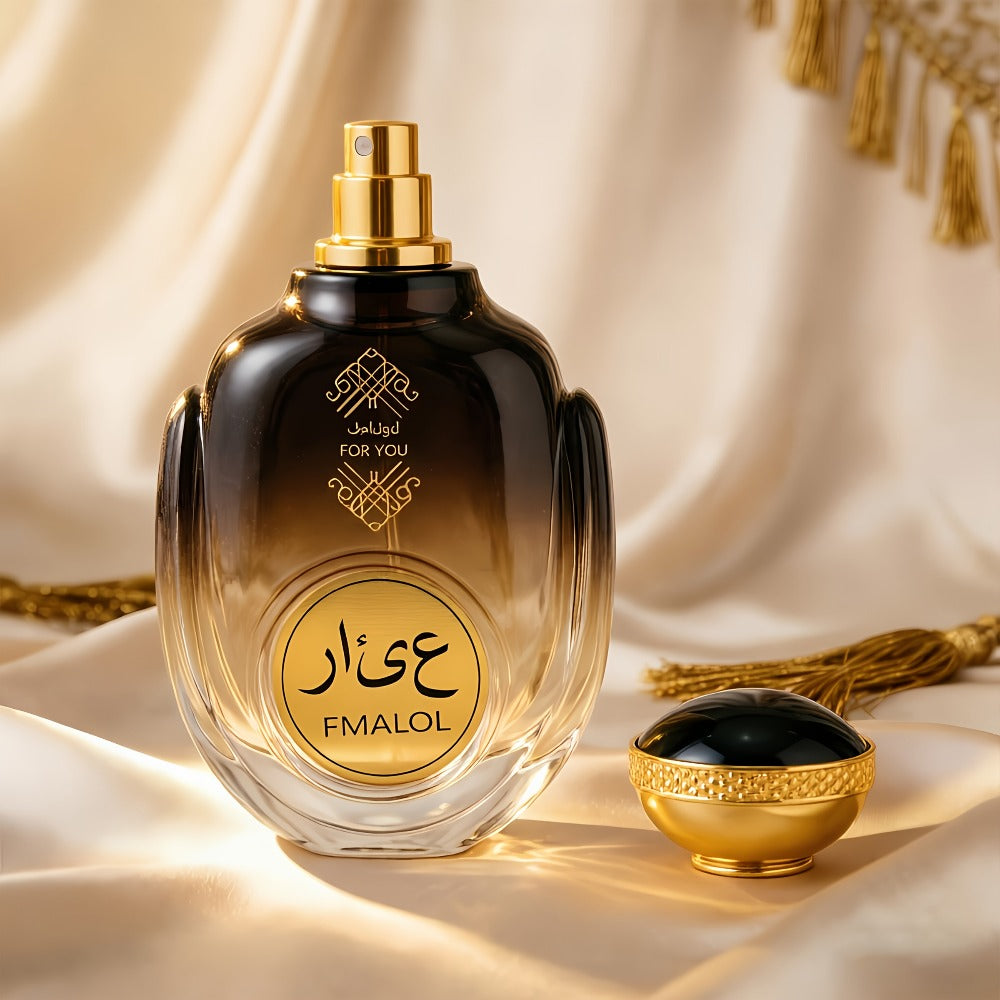 Eau de Parfum Dubai Luxury for Men in Black Arabic-Art Gift Box with Oud Source Family for Daily Wear