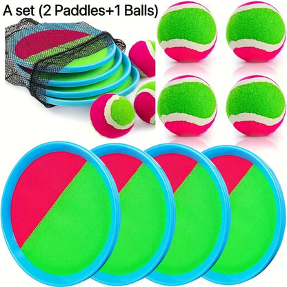 Sticky Ball Toss Game Set for Kids & Adults, Fun Outdoor Throwing Toy with Sticky Balls & Target Board
