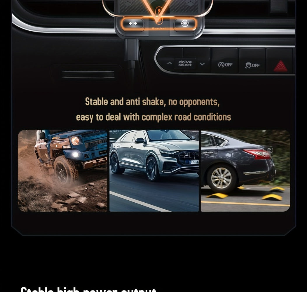 Car Wireless Charger 15W Auto-Align Smart Sensor FOD Detection Auto-Sensing Infrared Clamp 4mm for an Everyday Personal Care Routine