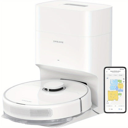 Dreame D10 Plus Gen 2 Self-Emptying Robot Vacuum & Mop Refurbished, 6000Pa Suction, 90-Day Base, LiDAR Navigation