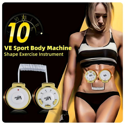 Electric Slimming Massage Machine, Portable Body Sculpting Device for Abdomen, Arms & Legs, EMS Stimulator Fitness Toner